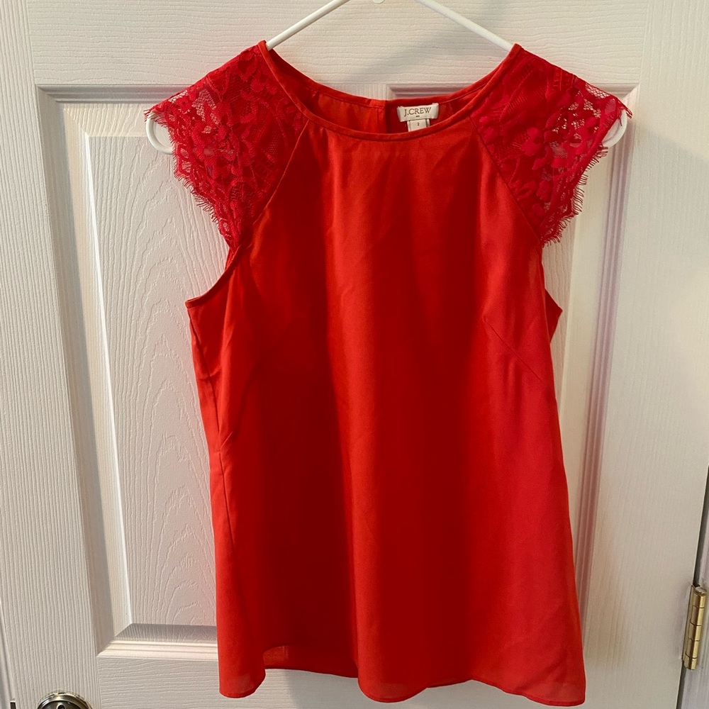 J Crew Short Sleeve Blouse